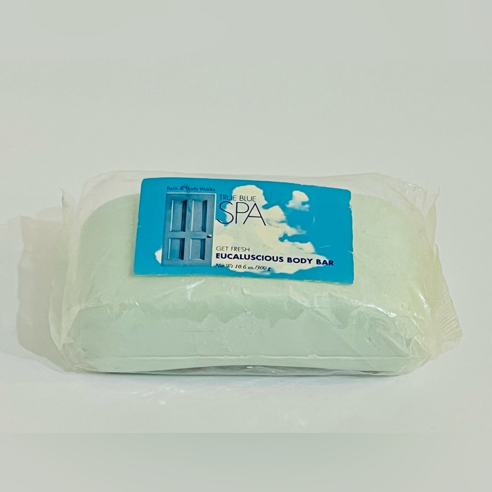 XL Bath & Body Works True Blue Spa Eucaluscious Body Bar 10.6 oz